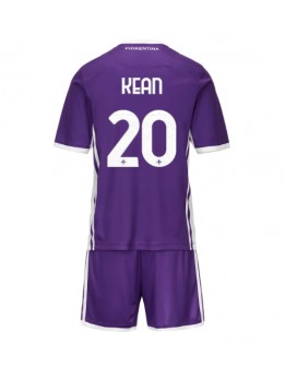Billige Fiorentina Moise Kean #20 Hjemmedraktsett Barn 2025-26 Kortermet (+ Korte bukser)